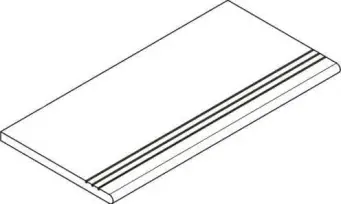 Ступень Авангард Блэк закругленная грип 30x120 левая (620040000195)
